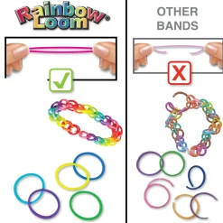 Flat River Group Rainbow Loom Sparkle Edition Treasure Box - Rubber Band Crafting Kit* Crafts & Activities