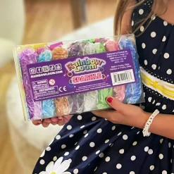 Flat River Group Rainbow Loom Sparkle Edition Treasure Box - Rubber Band Crafting Kit* Crafts & Activities