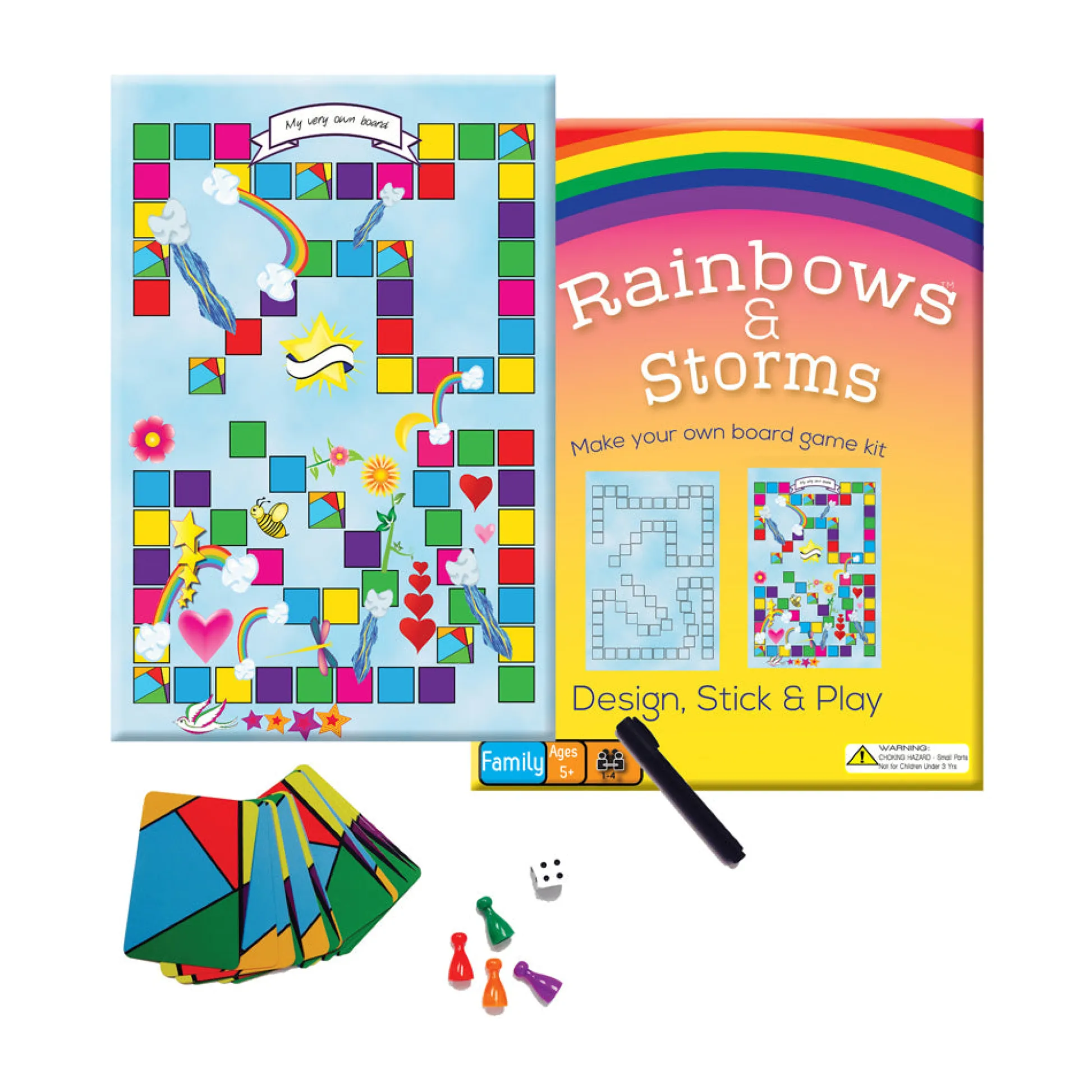 AreYouGame Rainbows & Storms Family Board Game by Griddly Games* Board Games|Role-Playing Games