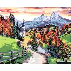 Calendar Holdings, LLC Ravensburger Beautiful Bavaria Paint-by-Number Kit - Vibrant Autumn* Drawing, Color & Painting