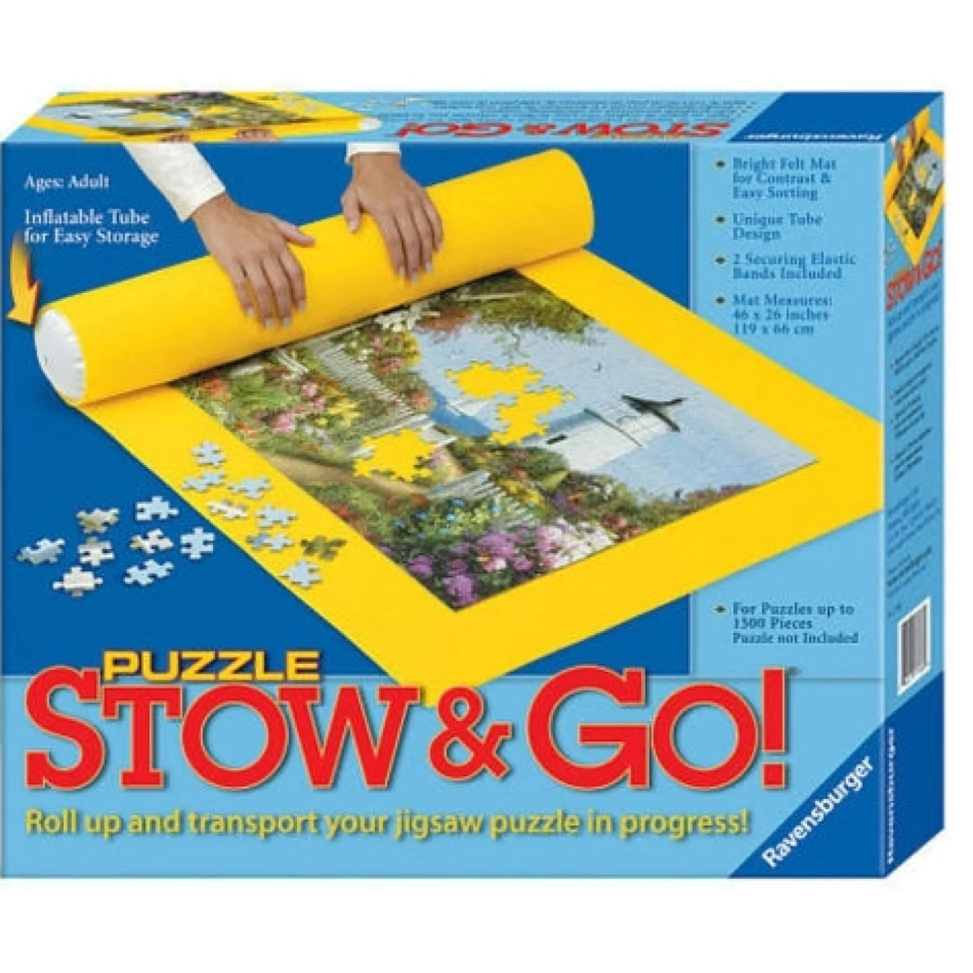 Calendar Holdings, LLC Ravensburger Stow and Go Puzzle Mat for Enthusiasts* Puzzles