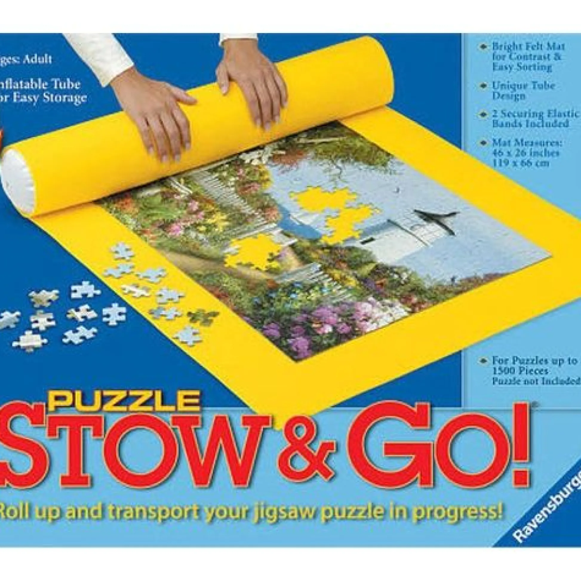 Calendar Holdings, LLC Ravensburger Stow and Go Puzzle Mat for Enthusiasts* Puzzles