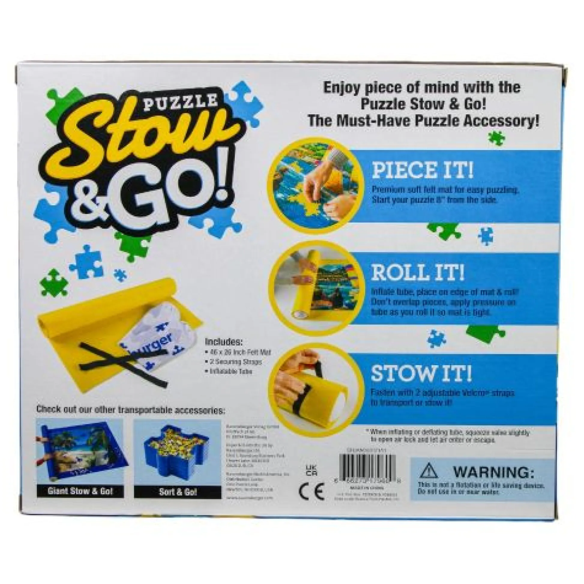 Calendar Holdings, LLC Ravensburger Stow and Go Puzzle Mat for Enthusiasts* Puzzles