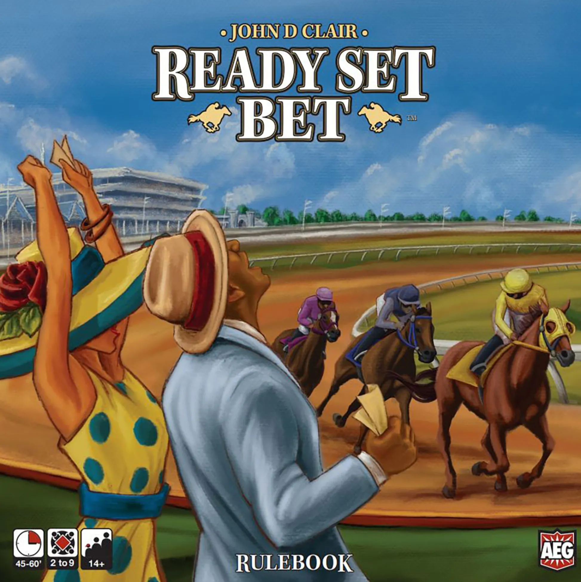 Flat River Group Ready Set Bet Horse Racing Board Game by Alderac Entertainment Group* Board Games|Role-Playing Games