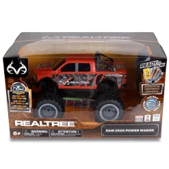 Flat River Group RealTree Radio Control RAM 2500 Power Wagon Monster Truck - Red* Rc Cars & Flight