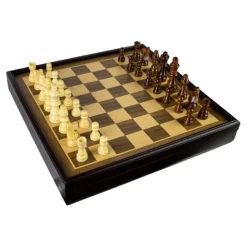 Calendar Holdings, LLC Regal Maple & Walnut Wooden Chess Set Deluxe* Role-Playing Games|Board Games