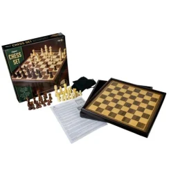 Calendar Holdings, LLC Regal Maple & Walnut Wooden Chess Set Deluxe* Role-Playing Games|Board Games
