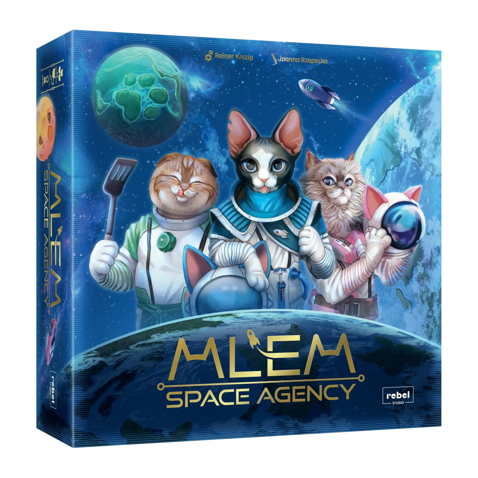 AreYouGame Reiner Knizia's MLEM: Space Agency - Cosmic Cat Commanders* Role-Playing Games|Board Games