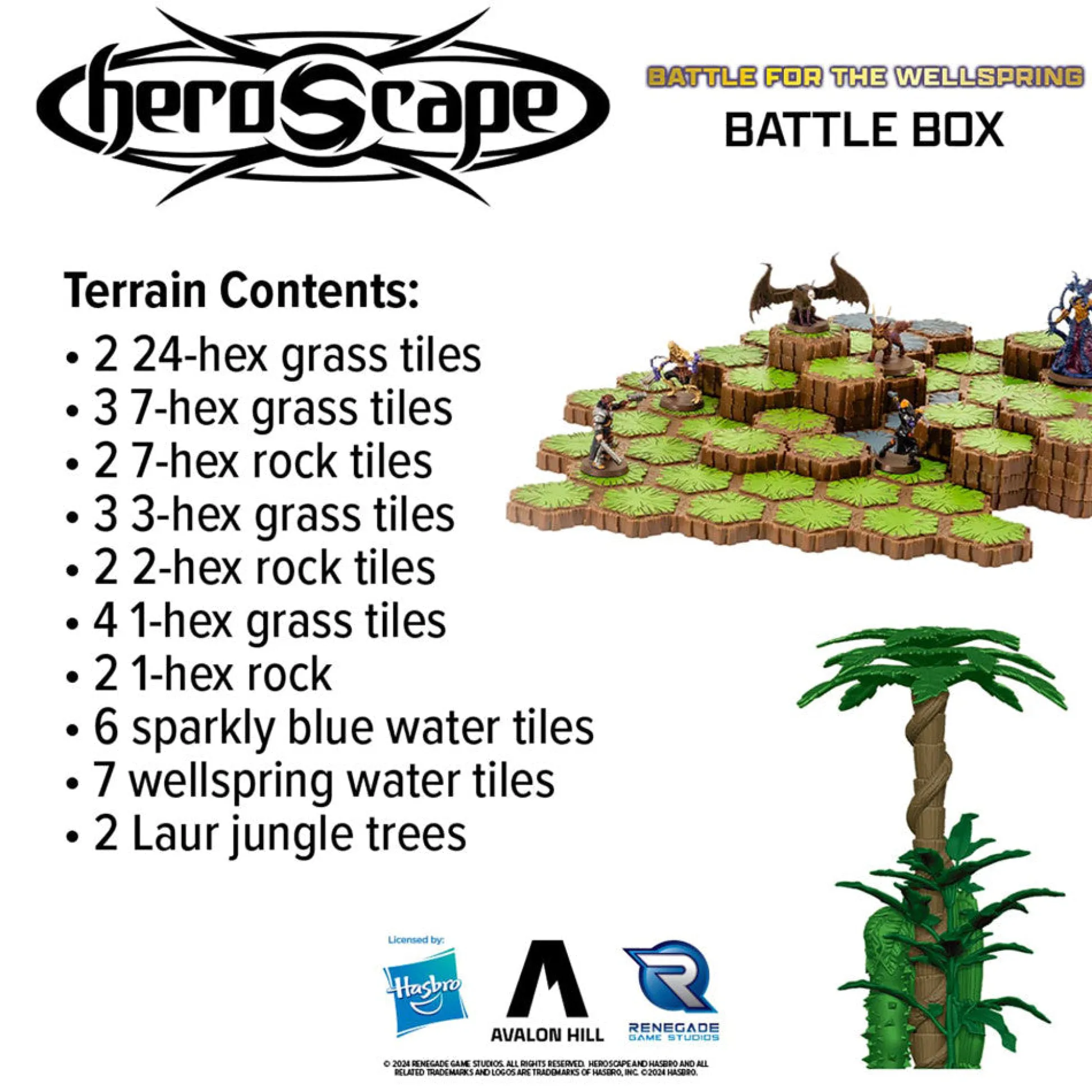 Flat River Group Renegade Game Studios: Heroscape Battle for The Wellspring Box* Strategy Games
