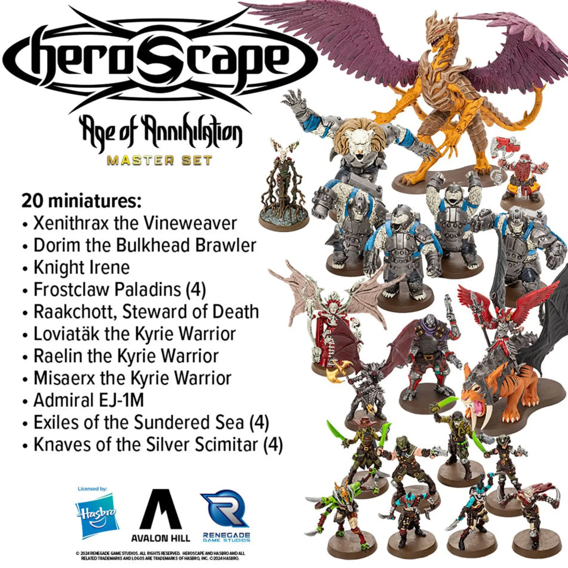 Flat River Group Renegade Game Studios: Heroscape - Age of Annihilation Master Set* Miniature Figures & Games
