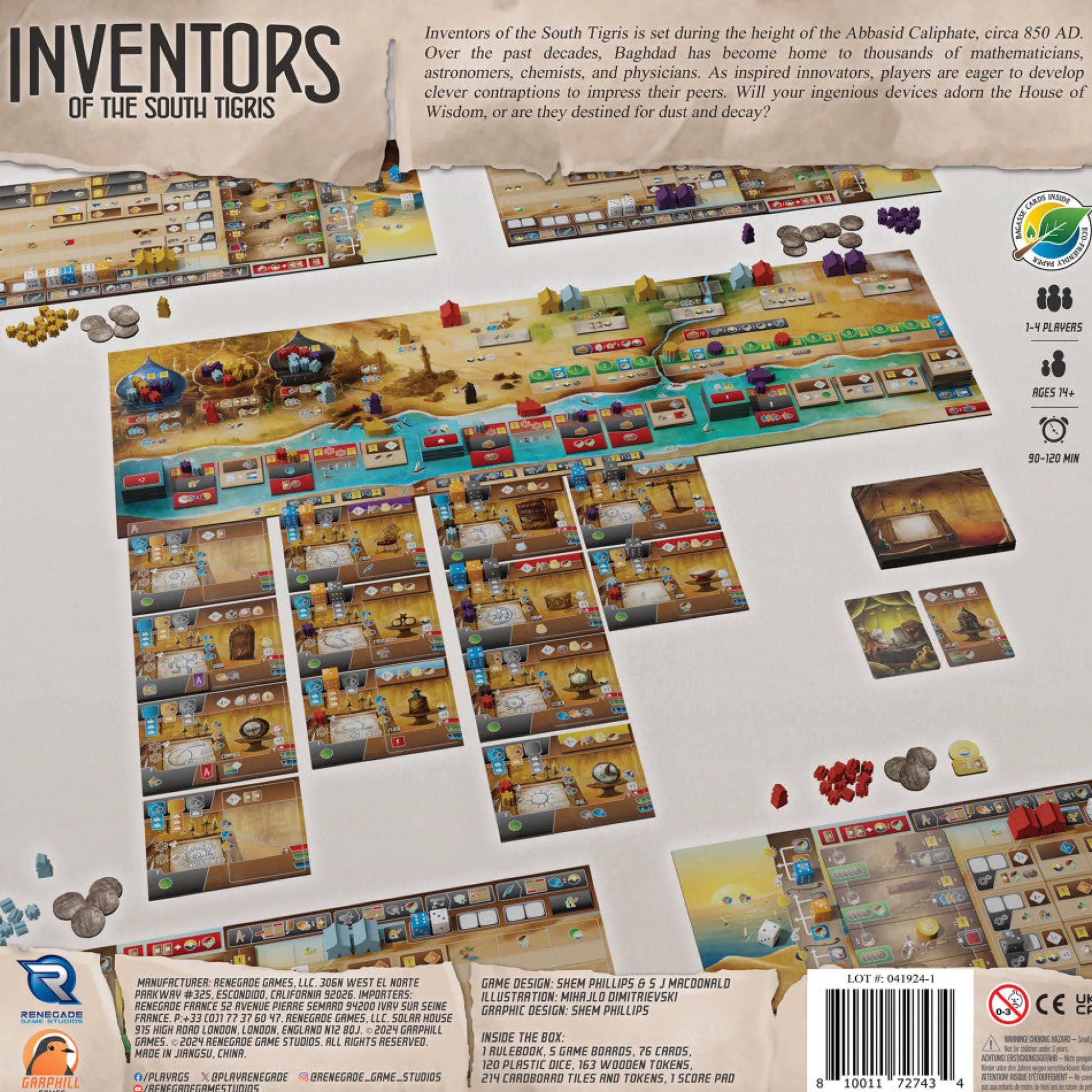 Flat River Group Renegade Game Studios: Masterminds and Machinations in South Tigris Strategy Game* Strategy Games