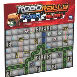 Flat River Group Renegade Game Studios Robo Rally: Turn & Burn Expansion - Competitive Board Game* Role-Playing Games|Board Games