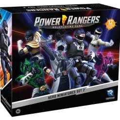 Flat River Group Renegade Games Power Rangers RPG Hero Miniatures Set 2, 28mm Scale* Miniature Figures & Games