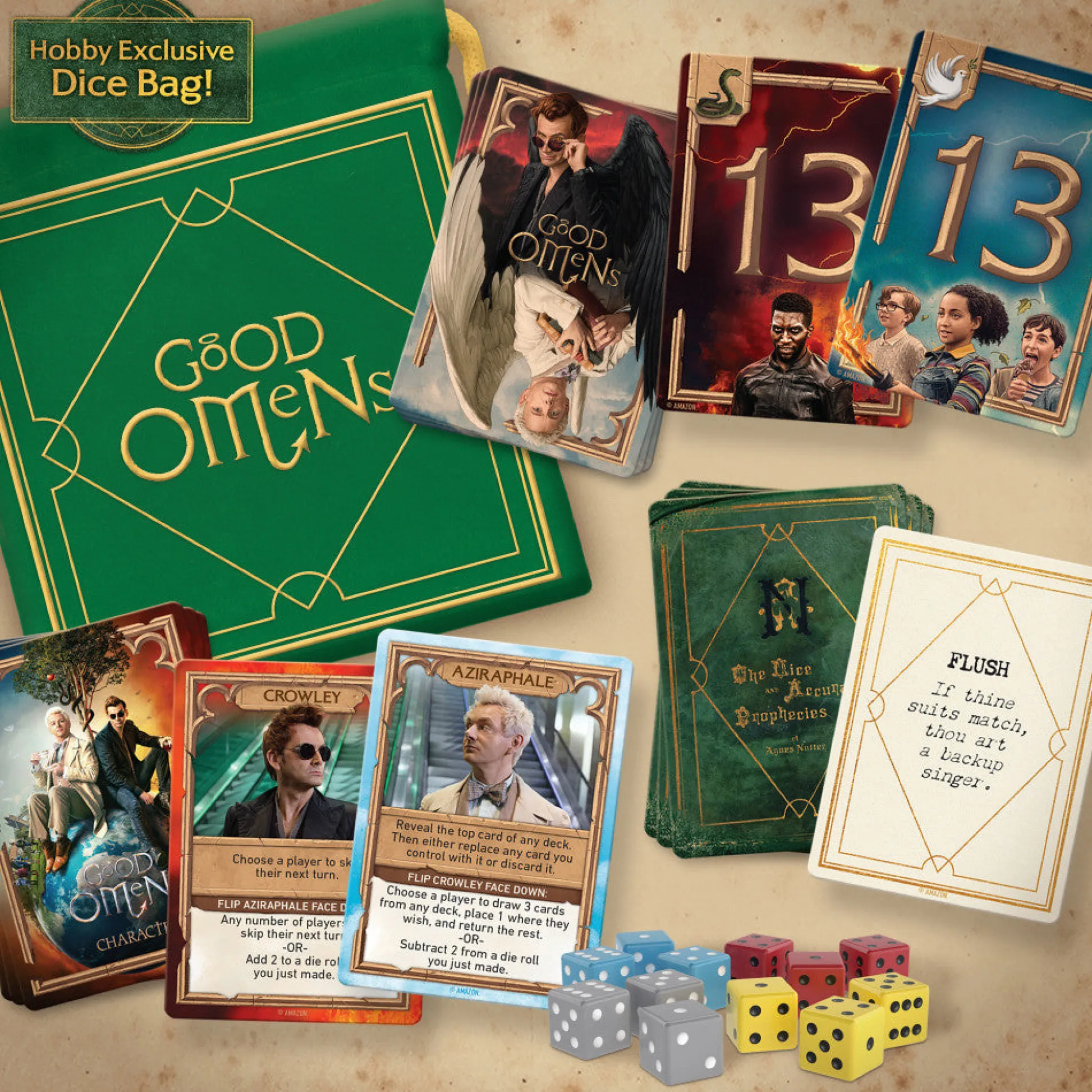Flat River Group Renegade Games Studios Good Omens: An Ineffable Strategy Game for Ages 14+* Board Games|Role-Playing Games