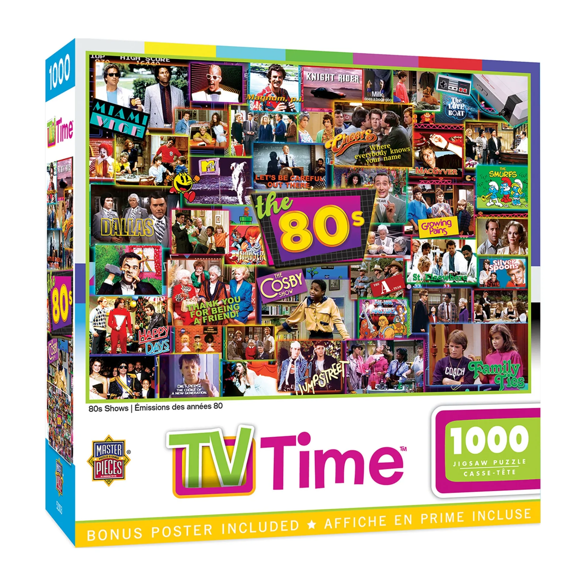 AreYouGame Retro TV Hits Jigsaw Puzzle - 1000 pc* Puzzles