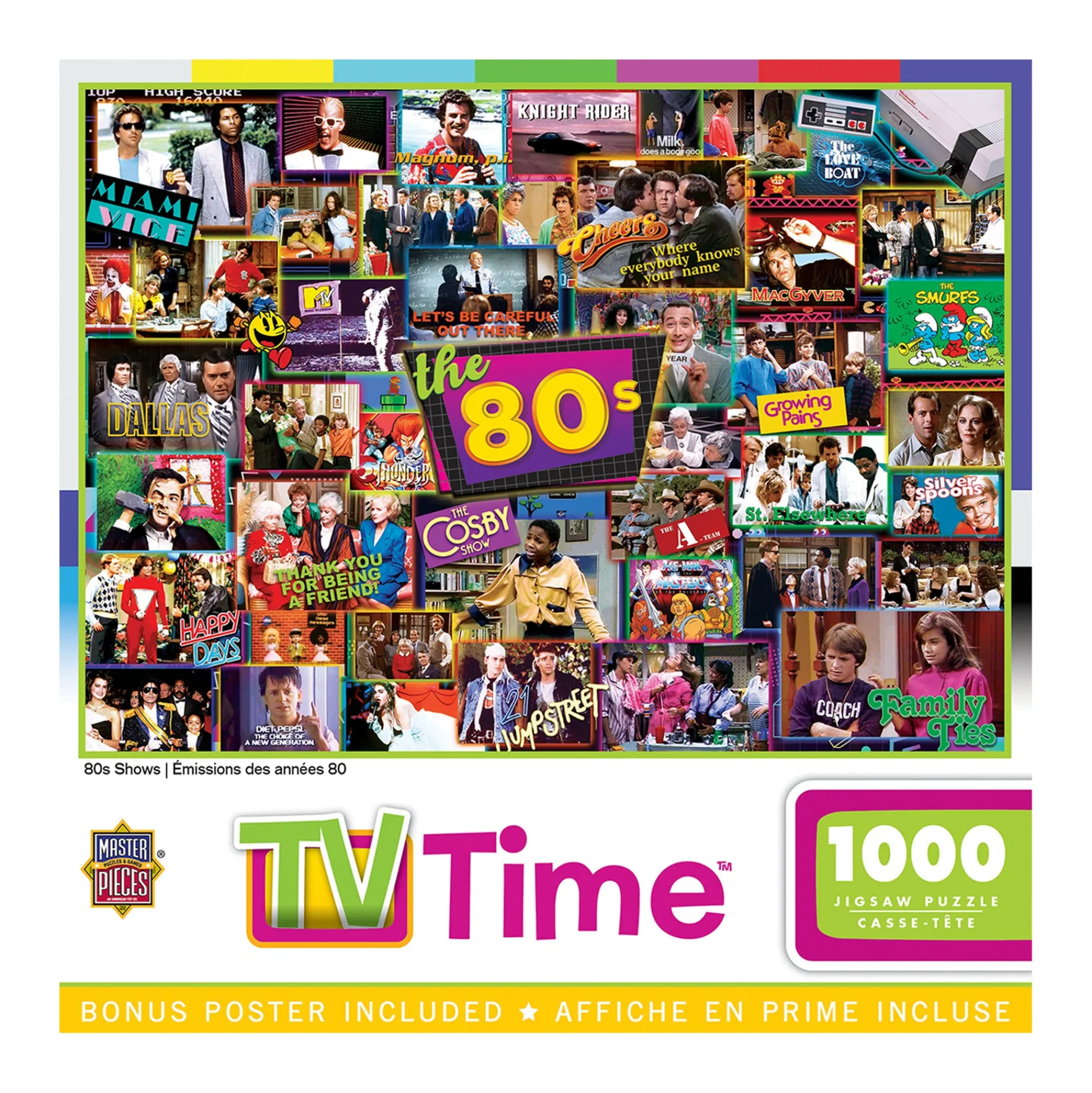 AreYouGame Retro TV Hits Jigsaw Puzzle - 1000 pc* Puzzles