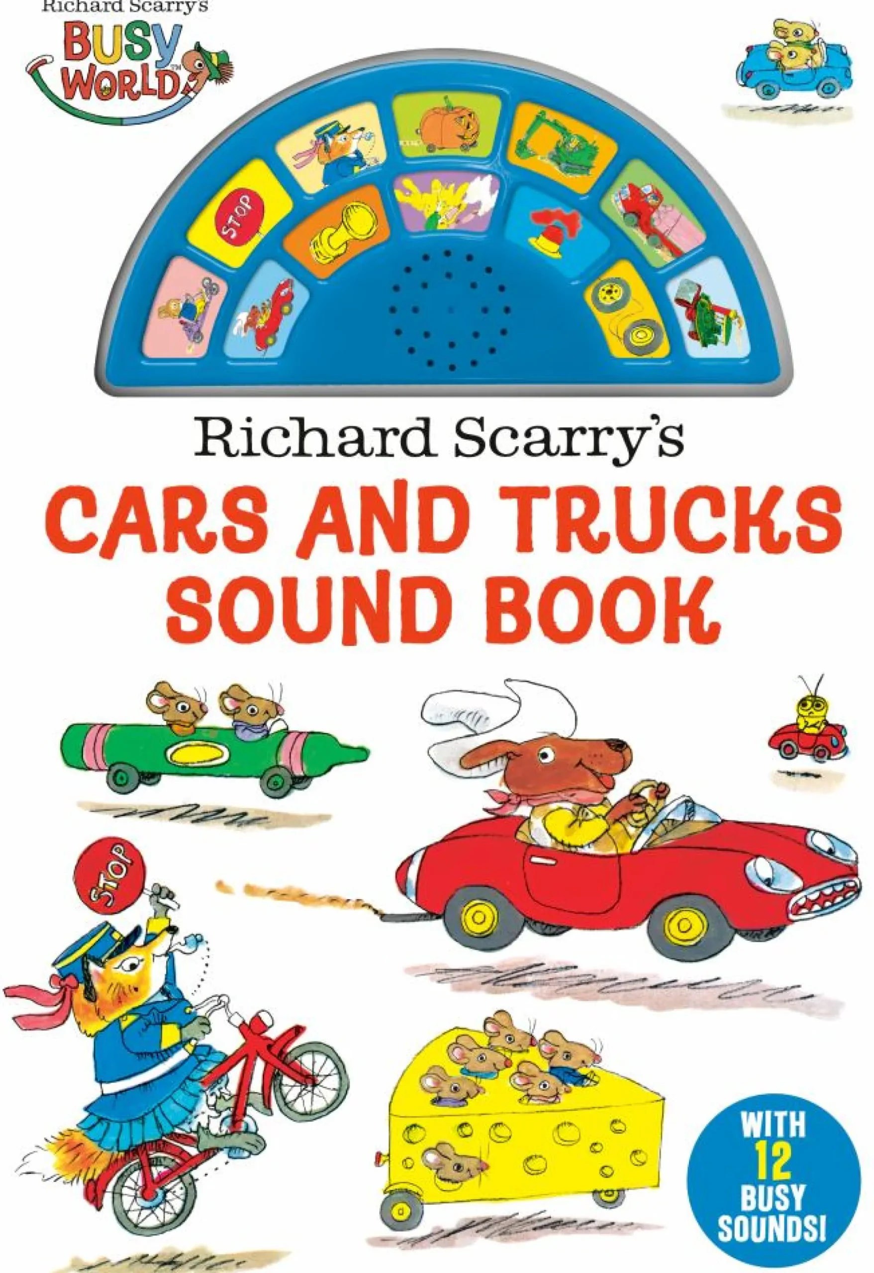 Readerlink Distribution Services Richard Scarry's Busytown Cars and Trucks Sound Board Book*Kids Reading, Writing & Speech|Kids Books