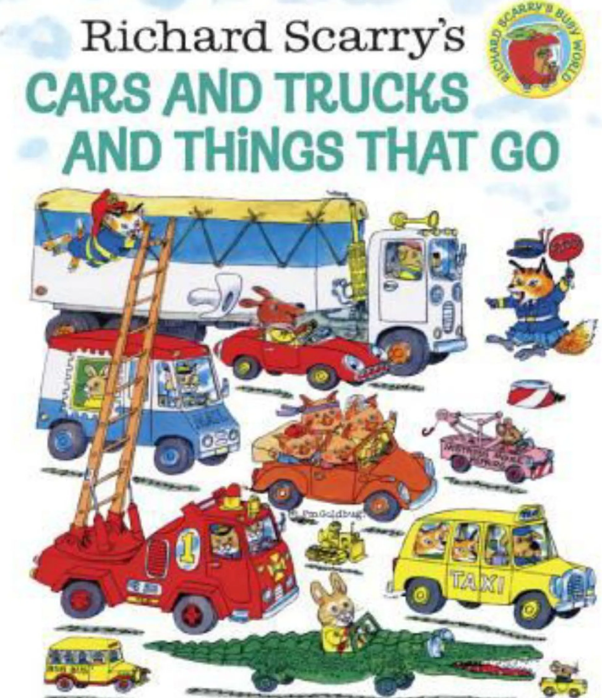 Readerlink Distribution Services Richard Scarry's Cars and Trucks and Things That Go - 50th Anniversary Paperback Edition* Reading, Writing & Speech