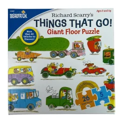 AreYouGame Richard Scarry's Things That Go! Giant Floor Puzzle - 26 pc* Puzzles