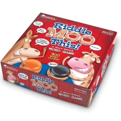 AreYouGame Riddle Moo This Educational Riddle Word Game by Learning Resources* Family & Entertainments Games
