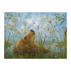 AreYouGame Robert Bissell The Whole World 1000-Piece Jigsaw Puzzle* Puzzles