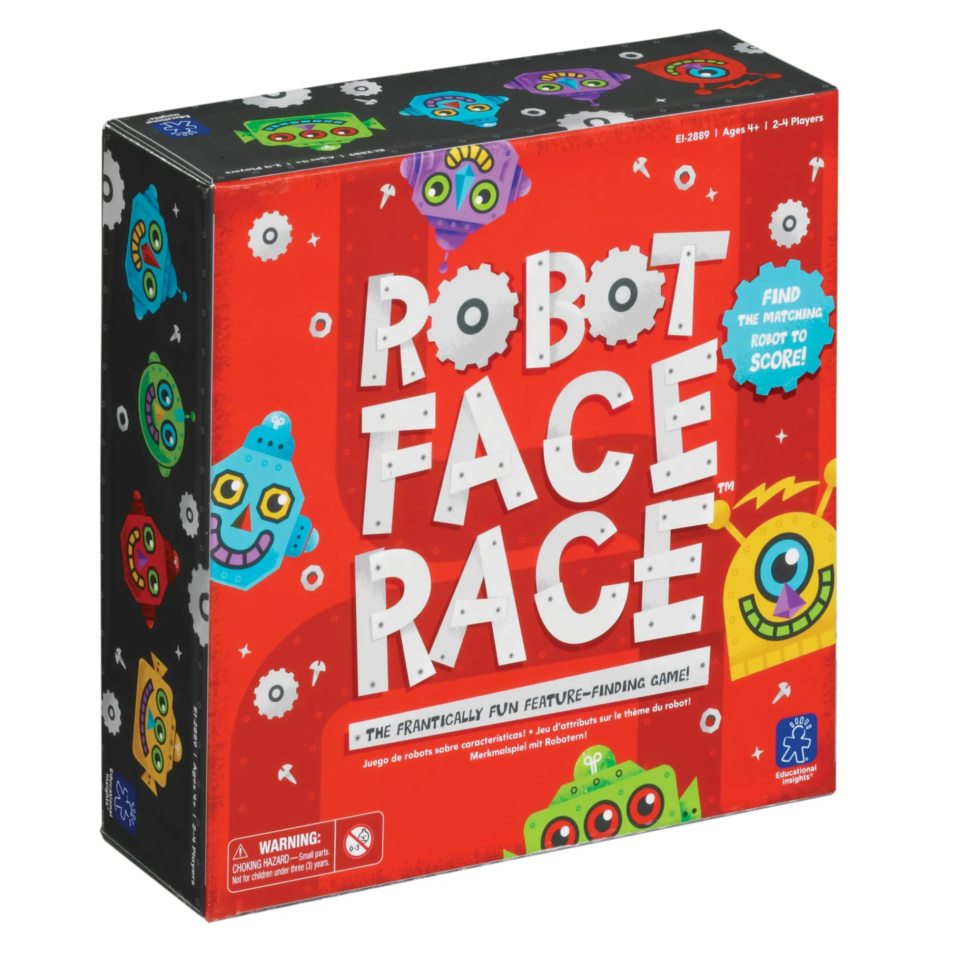 AreYouGame Robot Face Race Game: Color Matching Family Board Game* Role-Playing Games|Board Games