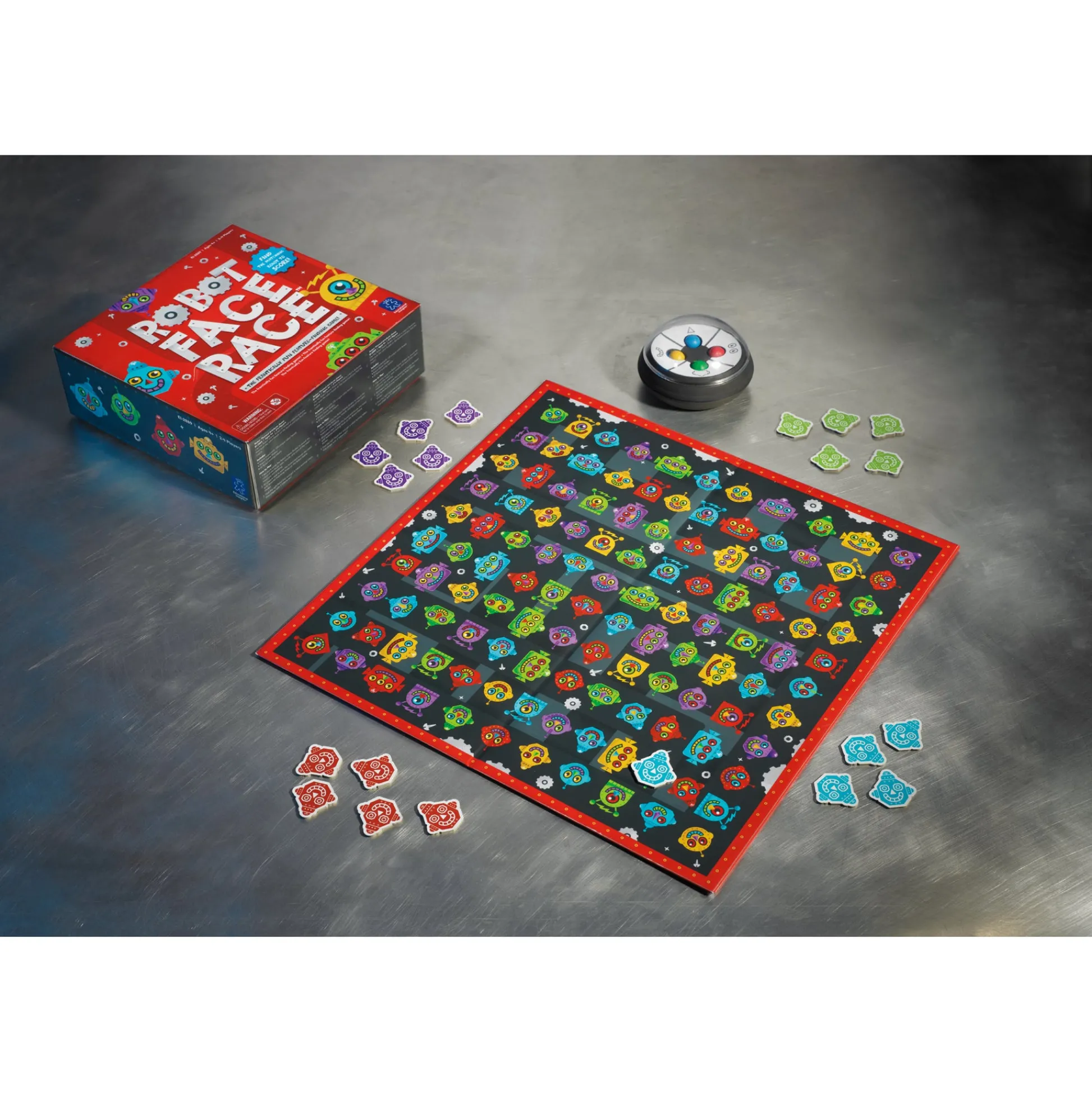 AreYouGame Robot Face Race Game: Color Matching Family Board Game* Role-Playing Games|Board Games