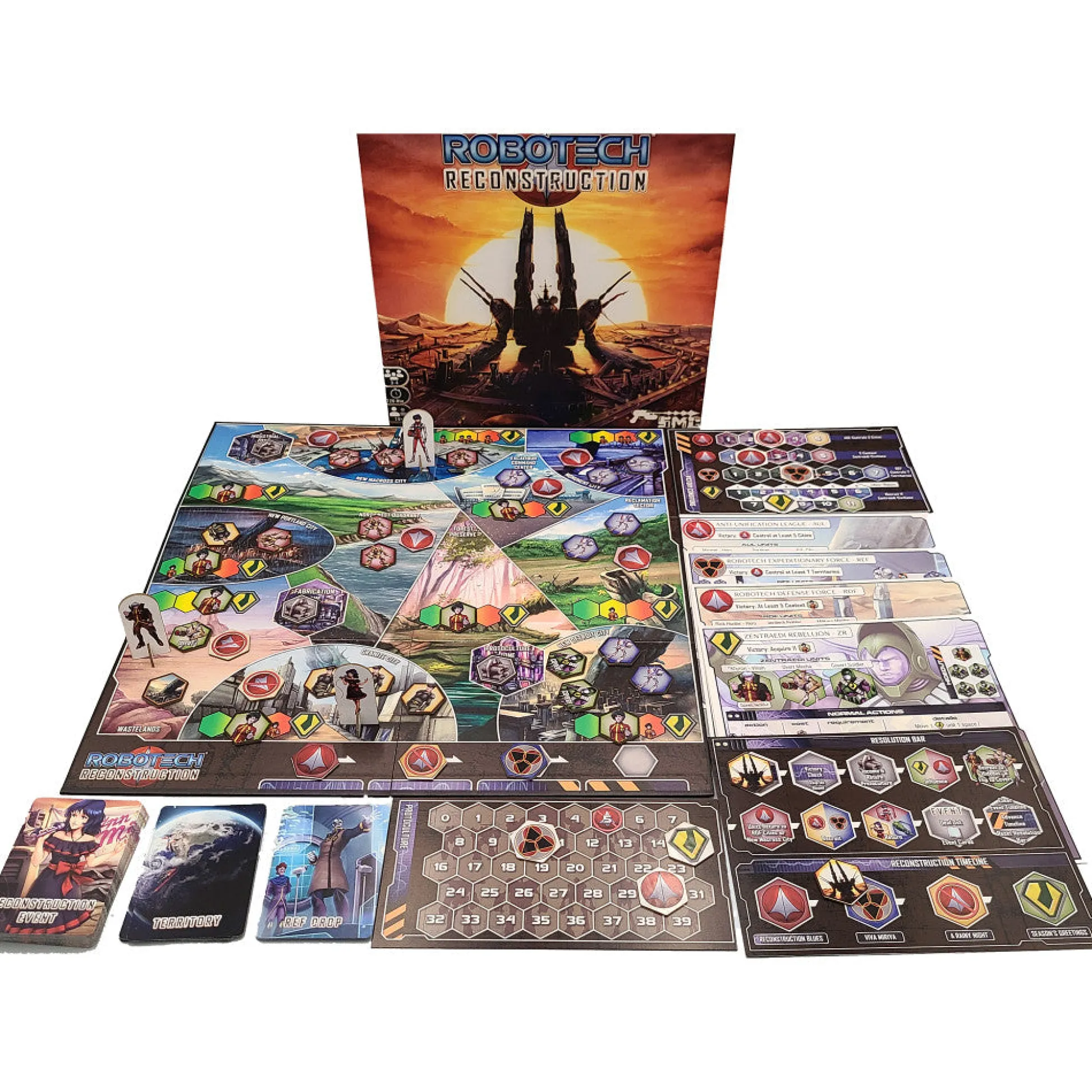 Flat River Group Robotech: Reconstruction - The Ultimate Strategy Board Game by Strange Machine Games* Role-Playing Games|Board Games
