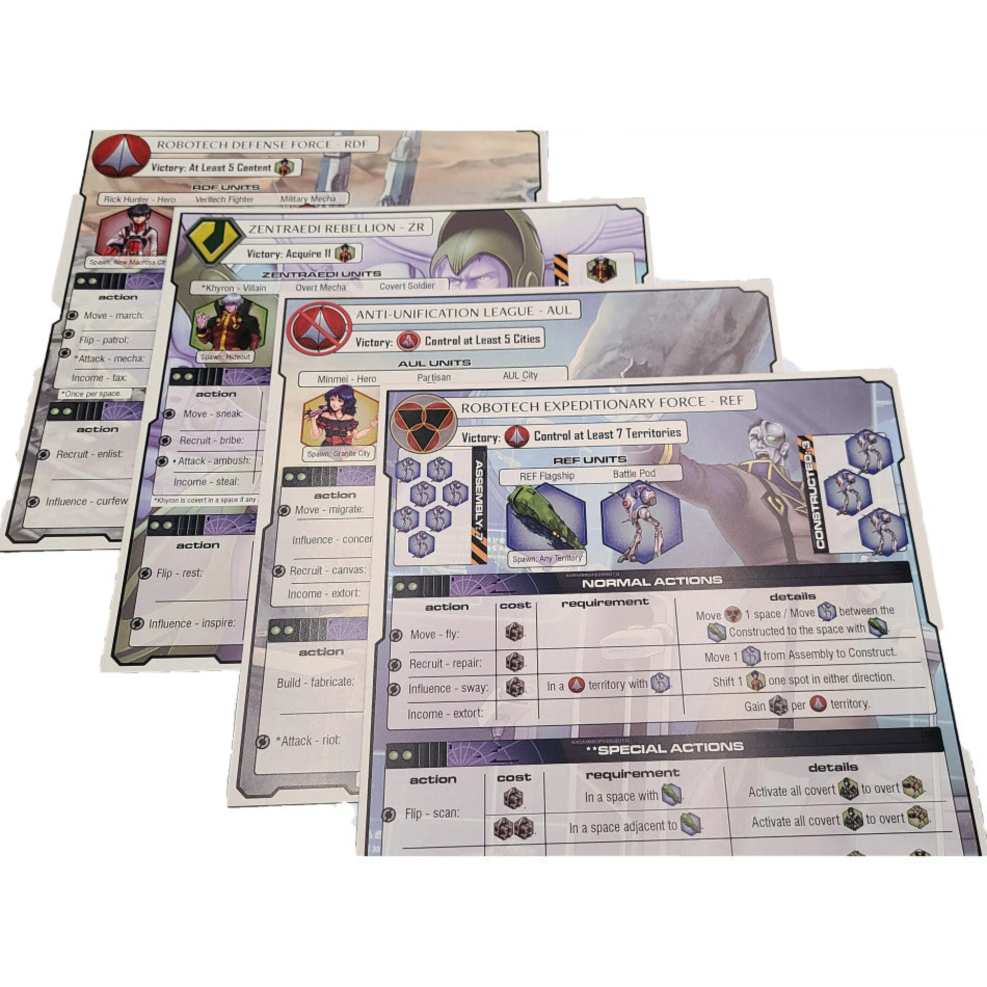 Flat River Group Robotech: Reconstruction - The Ultimate Strategy Board Game by Strange Machine Games* Role-Playing Games|Board Games