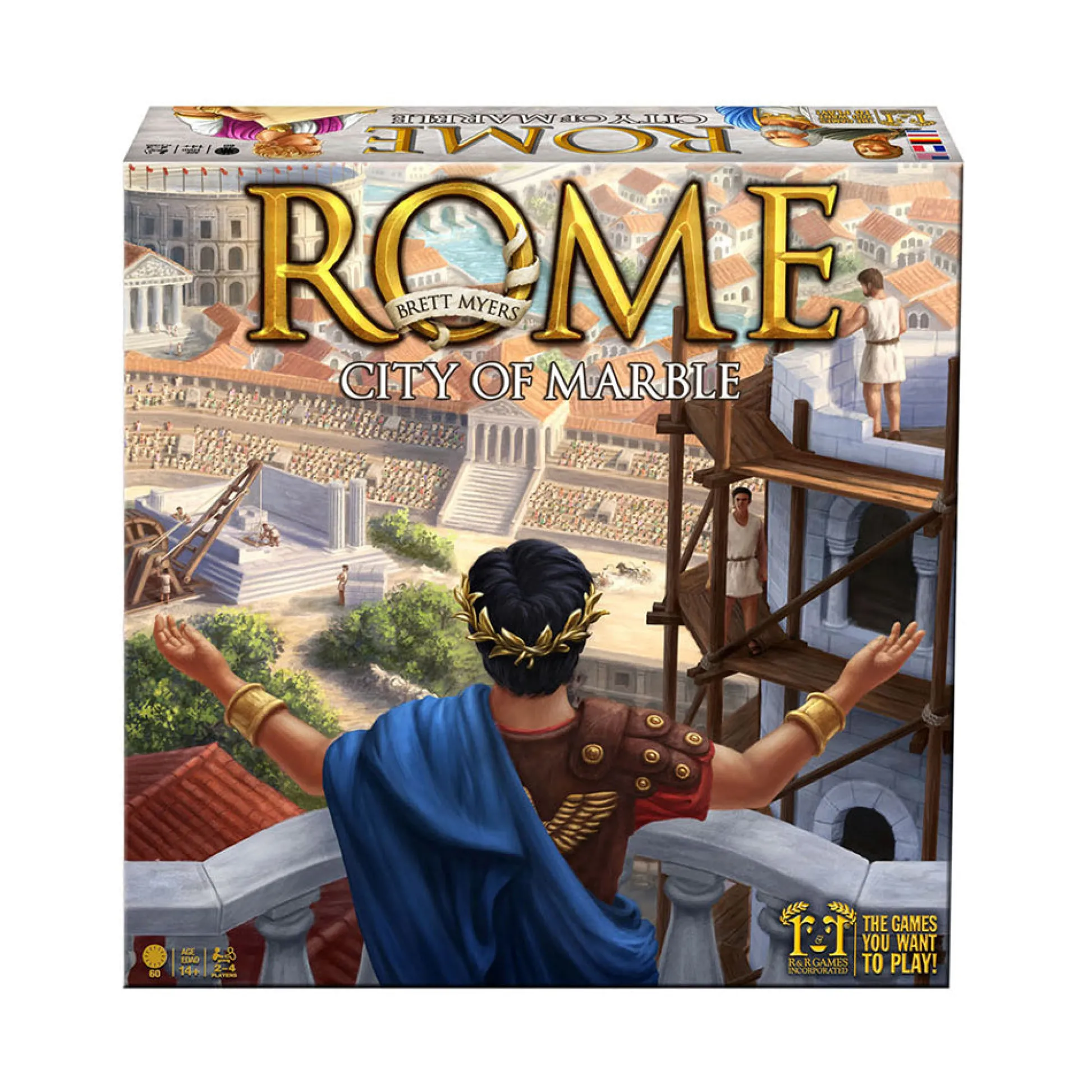 AreYouGame Rome: City of Marble Strategy Board Game for 2-4 Players* Board Games|Role-Playing Games