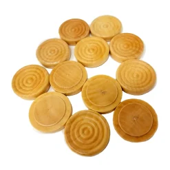 AreYouGame Royal Rumble 24-Set Stackable Wood Grooved Checkers, 1.5 Inch* Role-Playing Games|Board Games