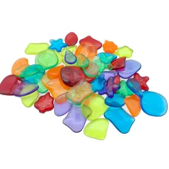 Educators Resource Roylco STEAM Light Learning Rocks - Translucent Color & Shape Play Kit* Art Toys