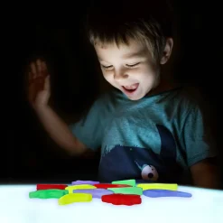 Educators Resource Roylco STEAM Light Learning Rocks - Translucent Color & Shape Play Kit* Art Toys