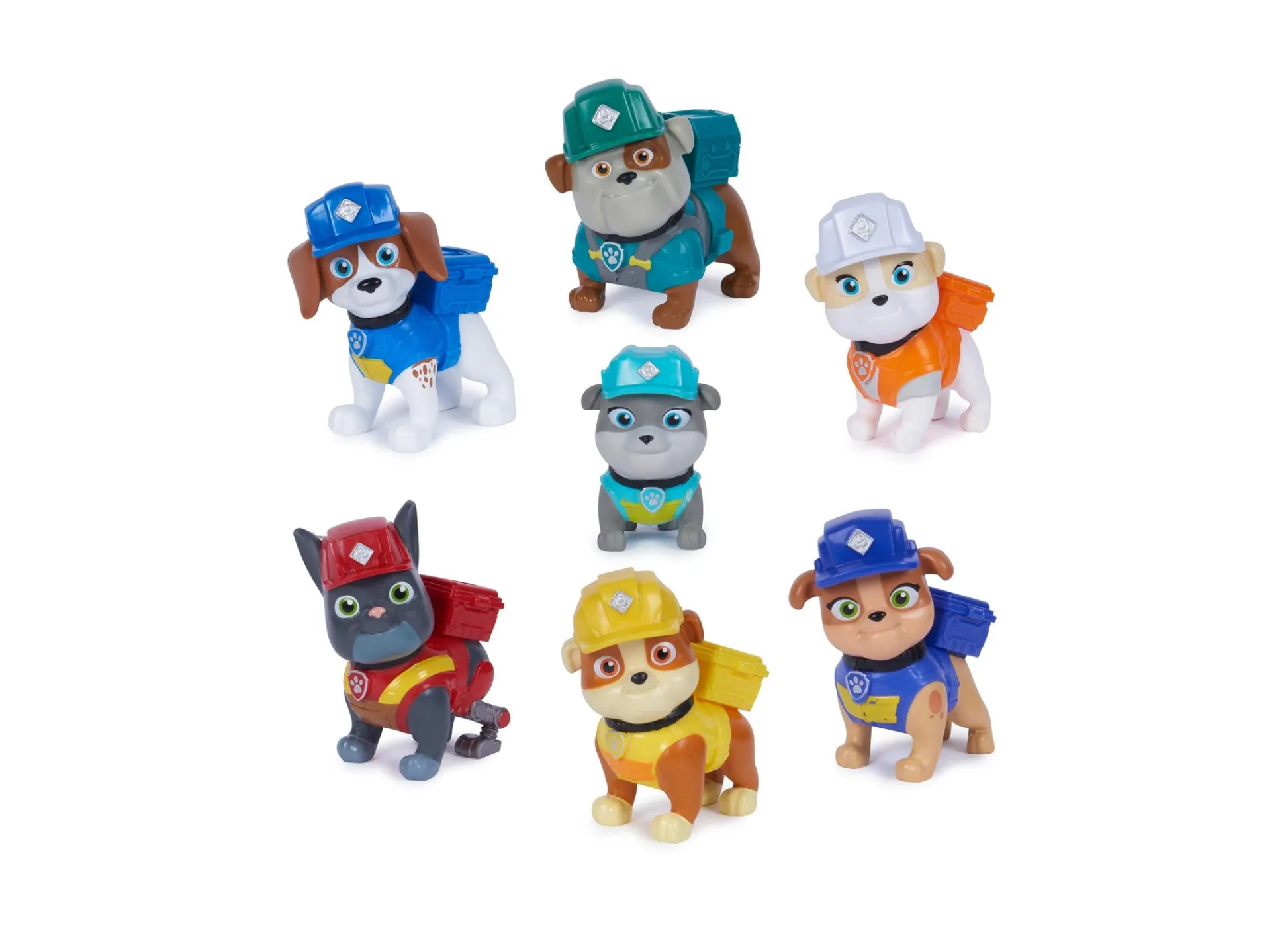 Macy's - Supplier Rubble & Crew Construction Crew Toy Figures Pack - 7 Piece Set* Preschool Education Toys & Activities|Preschool Figures & Playsets