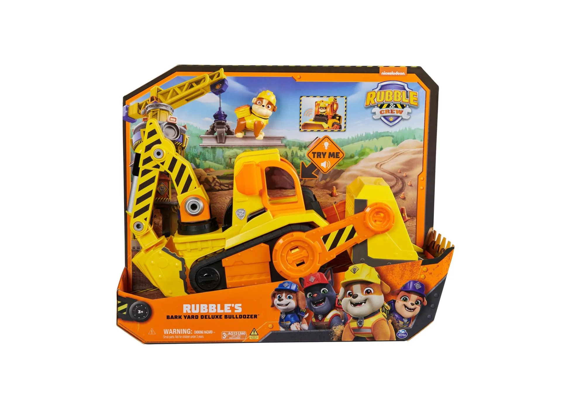 Macy's - Supplier Rubble & Crew Deluxe Bulldozer with Lights and Sounds, Featuring PAW Patrol's Rubble* Preschool Pals|Playsets & Vehicles