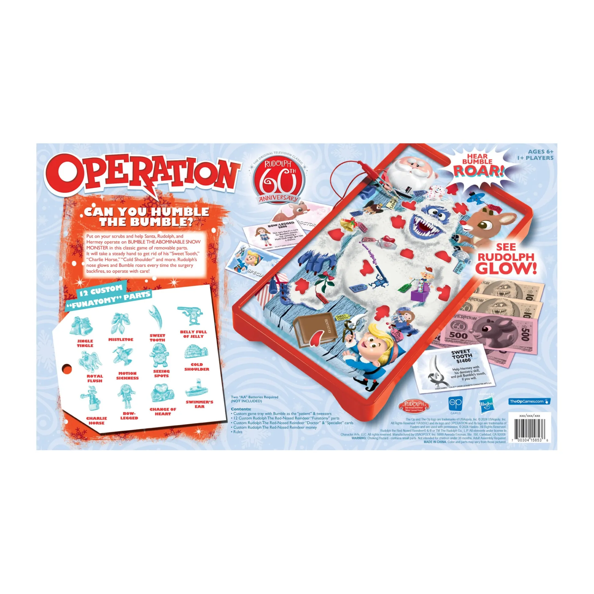 AreYouGame Rudolph the Red-Nosed Reindeer Operation 60th Anniversary Board Game* Role-Playing Games|Board Games