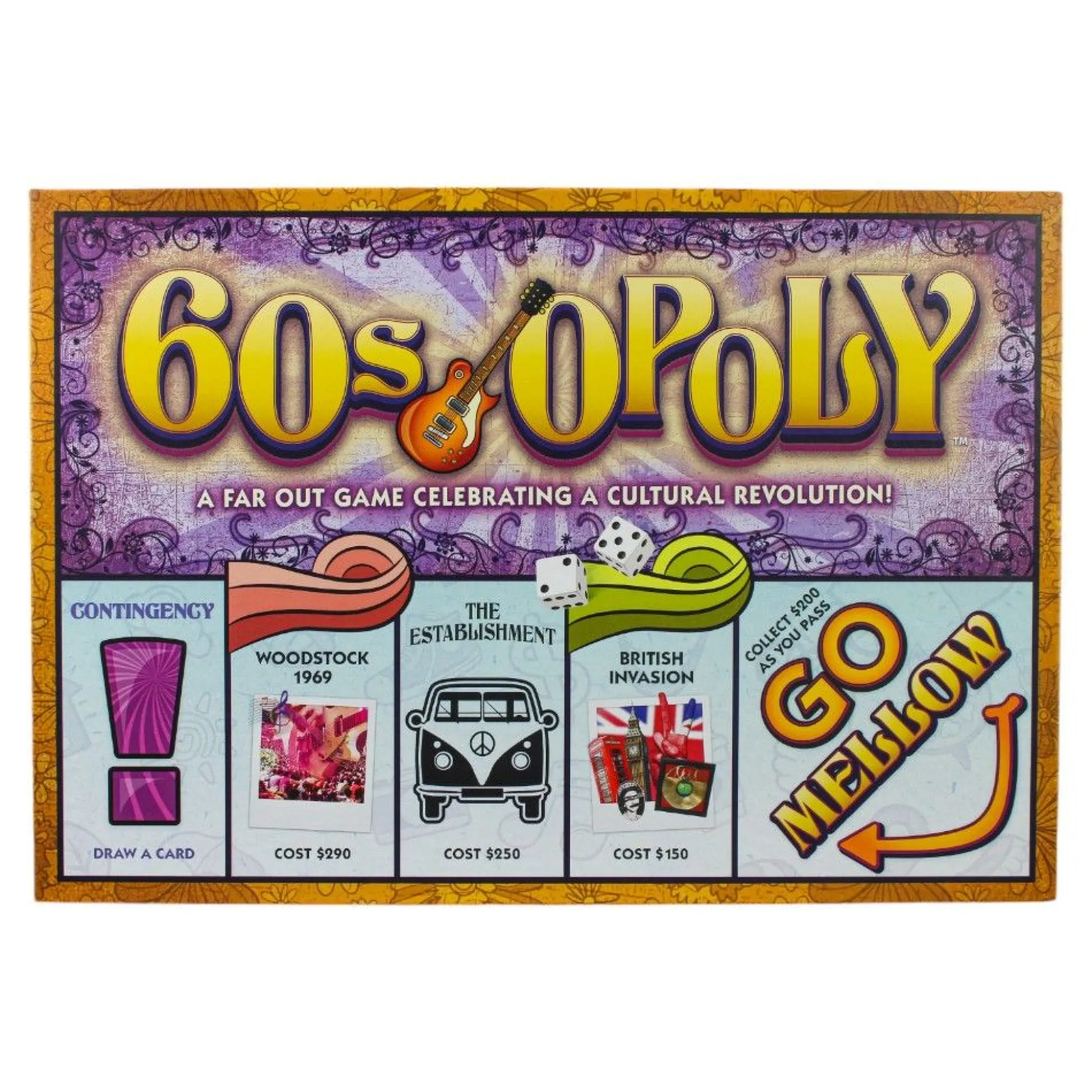 Calendar Holdings, LLC 60s Opoly: Groovy Board Game Blast From the Past* Role-Playing Games|Board Games