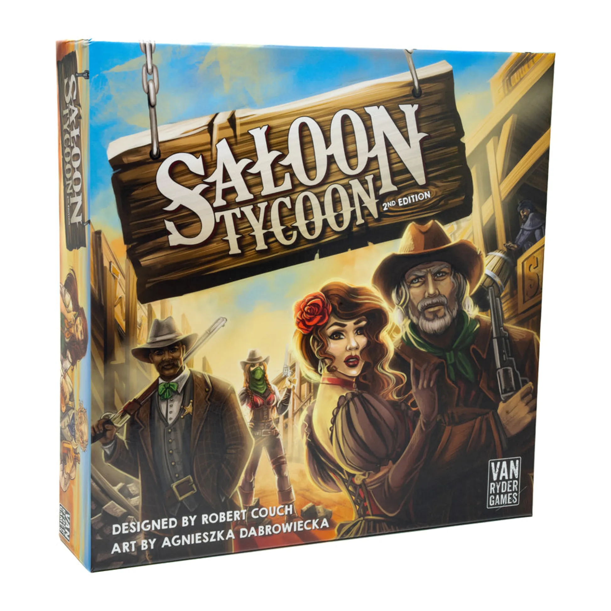AreYouGame Saloon Tycoon 2nd Edition Strategy Board Game* Board Games|Role-Playing Games