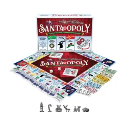 AreYouGame Santa-Opoly Holiday Themed Monopoly Style Board Game* Board Games|Role-Playing Games
