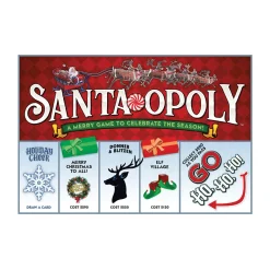 AreYouGame Santa-Opoly Holiday Themed Monopoly Style Board Game* Board Games|Role-Playing Games