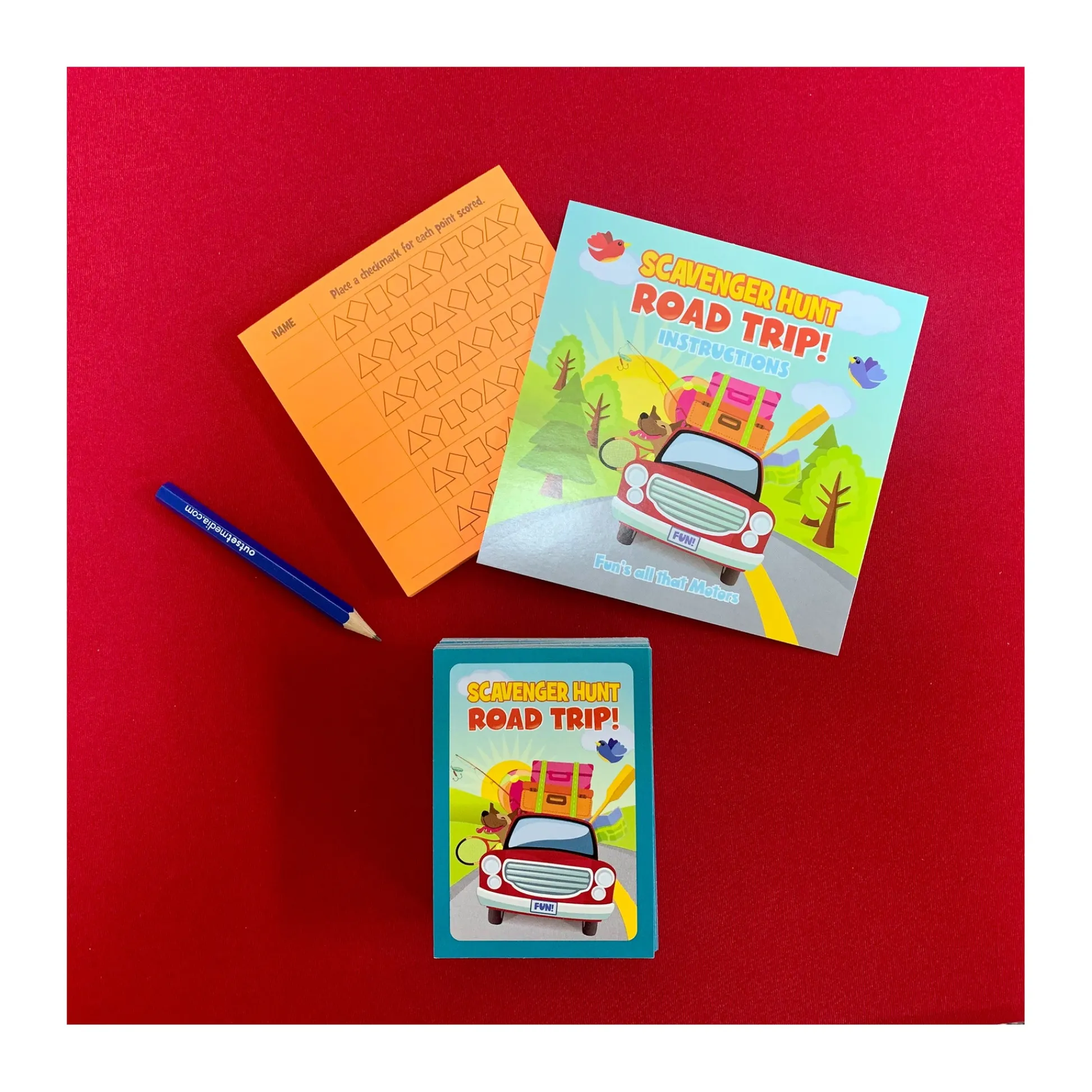 AreYouGame Scavenger Hunt Road Trip! Family Card Game* Card Games