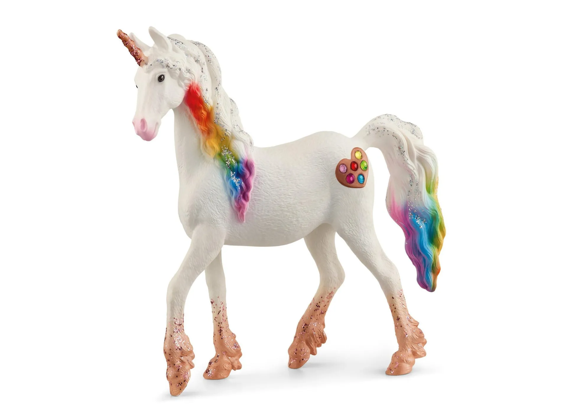 Flat River Group Schleich Bayala 7 inch Rainbow Love Unicorn Mare - Magical Figurine* Miniature & Collectible Dolls|Stuffed Animals & Plush Toys