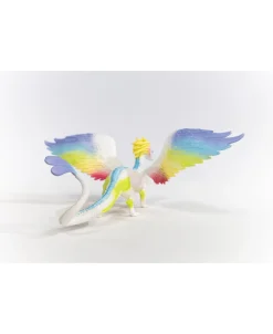 Flat River Group Schleich Bayala 13 inch Rainbow Dragon - Colorful Collectible Figurine* Collectible Figures & Playsets