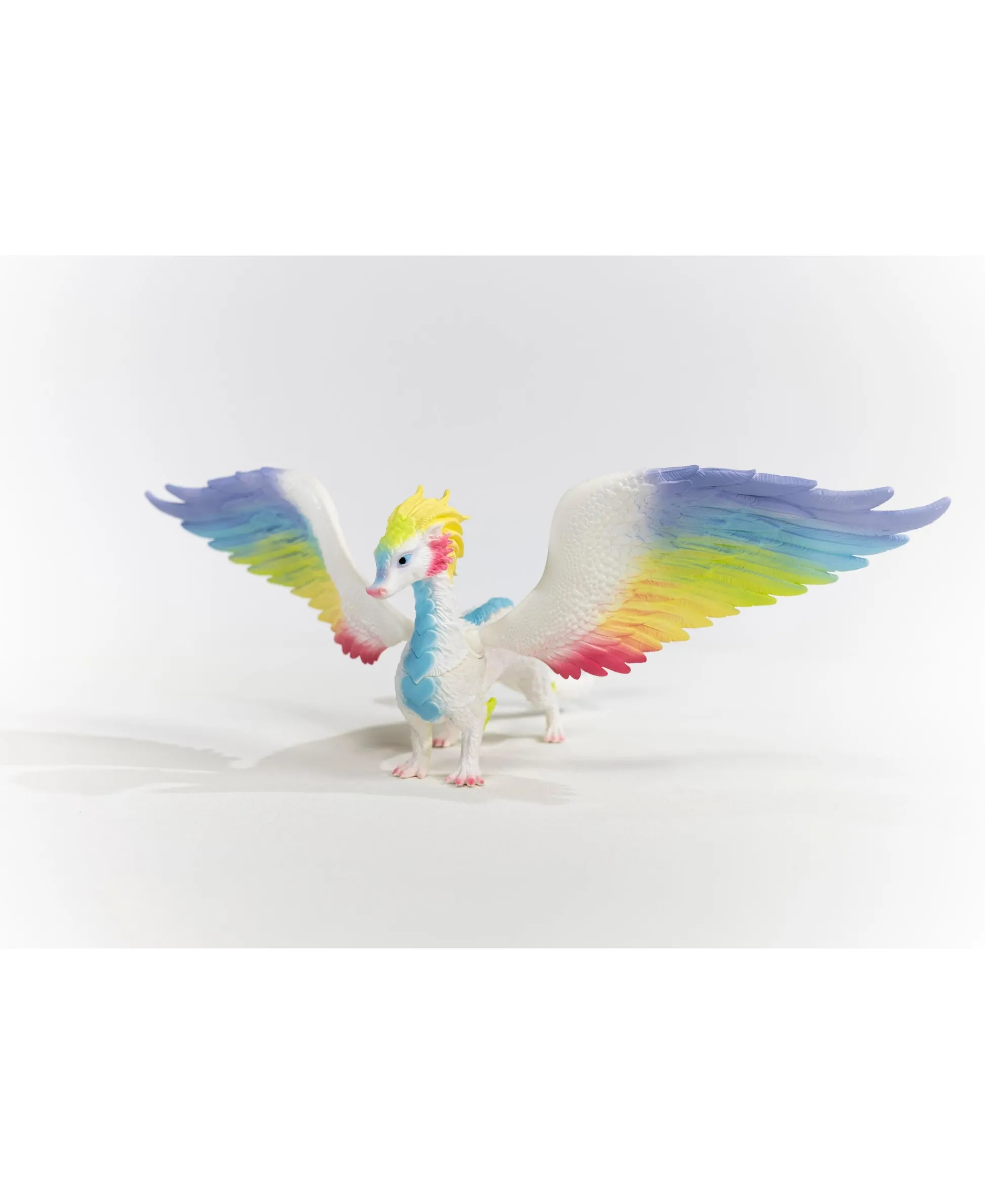 Flat River Group Schleich Bayala 13 inch Rainbow Dragon - Colorful Collectible Figurine* Collectible Figures & Playsets