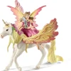 Flat River Group Schleich Bayala Fairy Feya with Pegasus Unicorn 3-Piece Figurine Set* Collectible Figures & Playsets