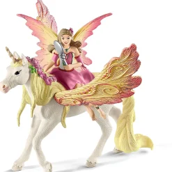 Flat River Group Schleich Bayala Fairy Feya with Pegasus Unicorn 3-Piece Figurine Set* Collectible Figures & Playsets