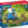 Flat River Group Schleich Dinosaurs Track Vehicle with Ranger Flynn and Dakotaraptor - 5pc Playset* Playsets & Vehicles