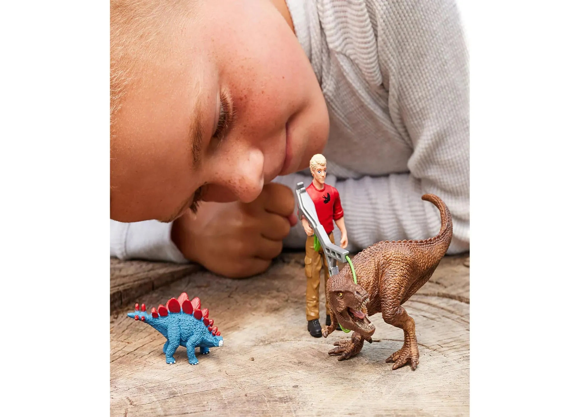 Flat River Group Schleich Dinosaurs: T-Rex Attack 5pc Dino Figurine Playset* Playsets & Vehicles
