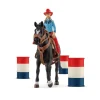 Flat River Group Schleich Farm World Cowgirl Barrel Racing Playset - 7 Piece Set* Playsets & Vehicles