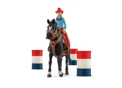 Flat River Group Schleich Farm World Cowgirl Barrel Racing Playset - 7 Piece Set* Playsets & Vehicles
